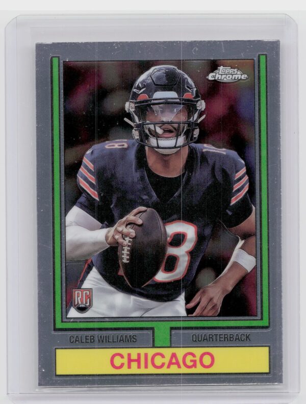 2024 Topps Chrome Caleb Williams 74TF-1 Bears 1974 Topps Football