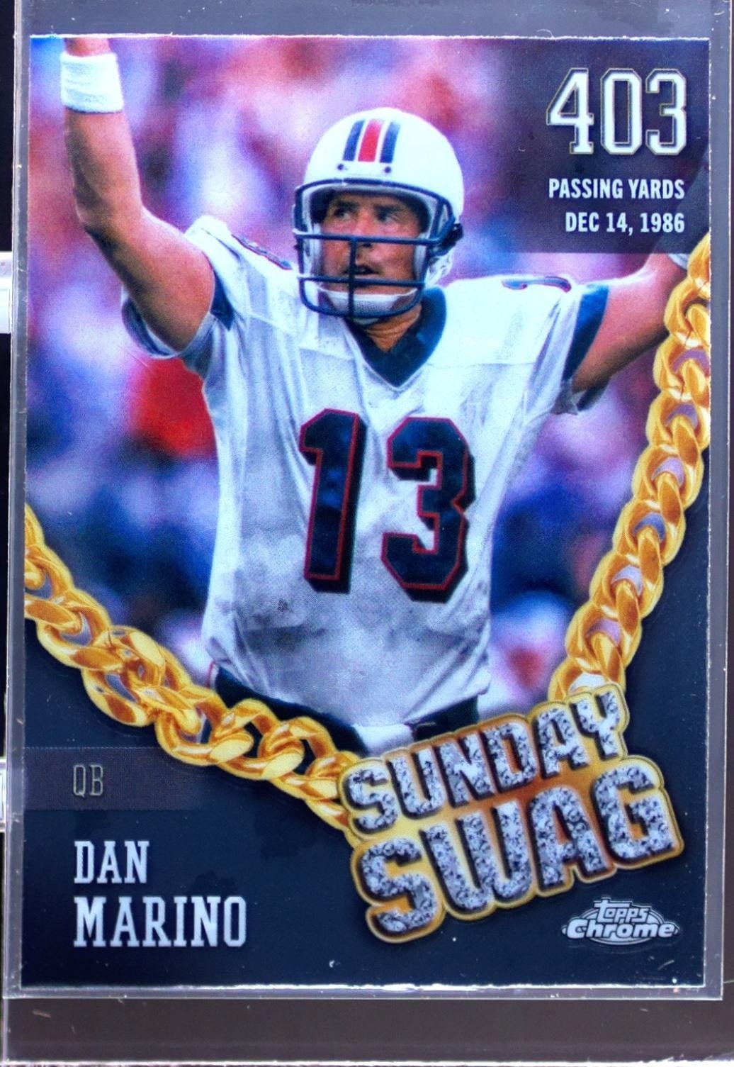 2024 Topps Chrome Dan Marino SS-6 Dolphins Sunday Swag