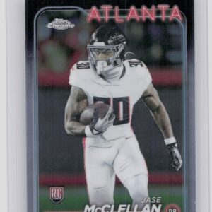 2024 Topps Chrome Jase McClellan RC 281 Falcons