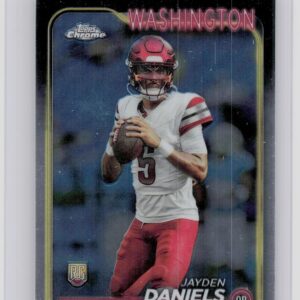 2024 Topps Chrome Jayden Daniels RC 201 Commanders