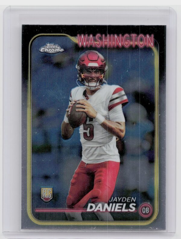 2024 Topps Chrome Jayden Daniels RC 201 Commanders