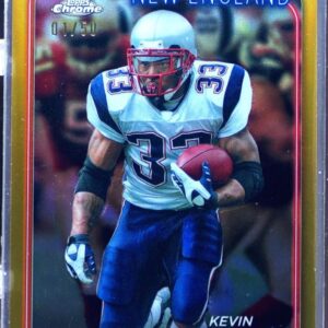2024 Topps Chrome Kevin Faulk Gold Refractor /50 #130 Patriots