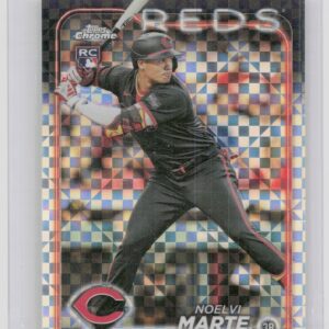 2024 Topps Chrome Noelvi Marte X Fractors RC #177 Reds