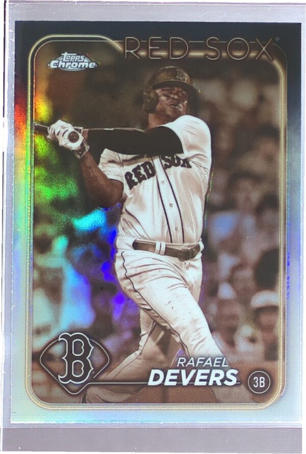 2024 Topps Chrome Rafael Devers Sepia Refractors #93 Sox