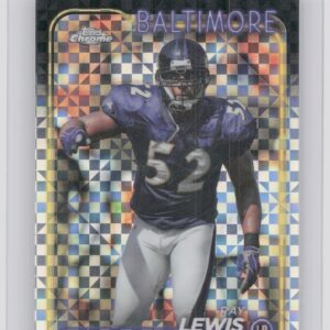 2024 Topps Chrome Ray Lewis X Fractor #4 Ravens