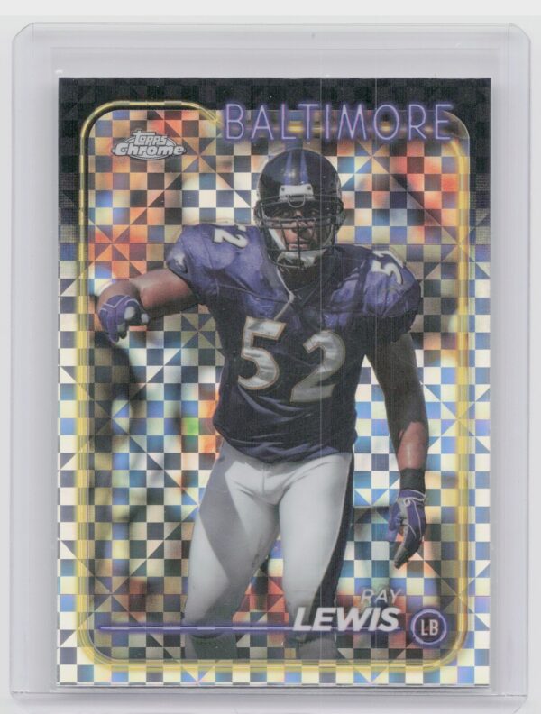 2024 Topps Chrome Ray Lewis X Fractor #4 Ravens
