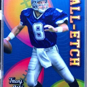 2024 Topps Chrome Troy Aikman CAE-TA Cowboys Chrome All Etch