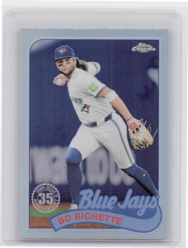 2024 Topps Chrome Update Bo Bichette #89CU-13 Jays 1989 Topps Baseball 35th Anni