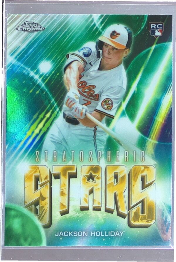 2024 Topps Chrome Update Jackson Holliday RC #SSC-12 Orioles Stratospheric Stars
