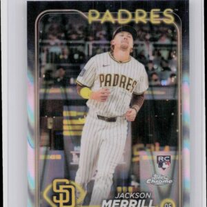 2024 Topps Chrome Update Jackson Merrill RayWave Refractors #USC57 Padres