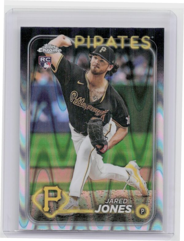 2024 Topps Chrome Update Jared Jones RayWave Refractors RC #USC143 Pirates