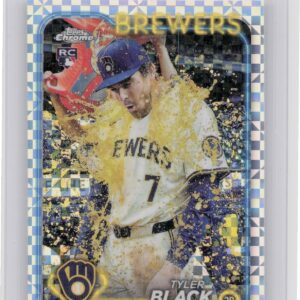 2024 Topps Chrome Update Tyler Black X Fractors RC #USC124 Brewers