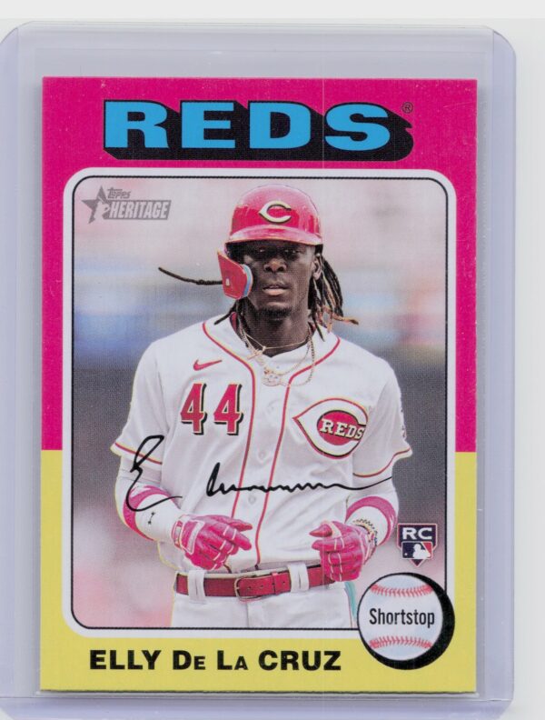 2024 Topps Heritage Mini Elly De La Cruz #473 Reds
