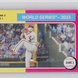 2024 Topps Heritage Mini World Series 2023: Game 2 #462 Diamondbacks