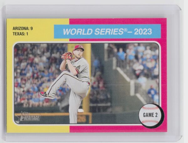 2024 Topps Heritage Mini World Series 2023: Game 2 #462 Diamondbacks