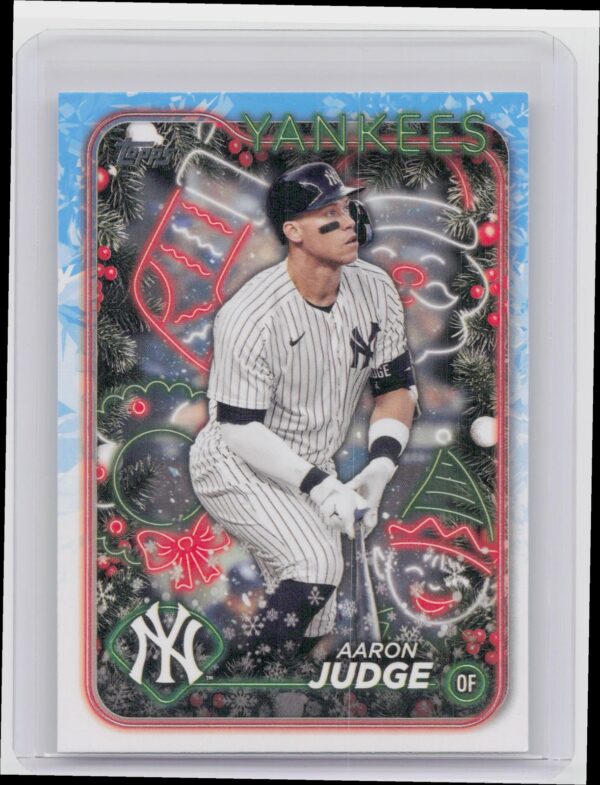 2024 Topps Holiday Aaron Judge #H99 Yankees