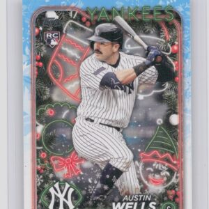 2024 Topps Holiday Austin Wells RC #H2 Yankees