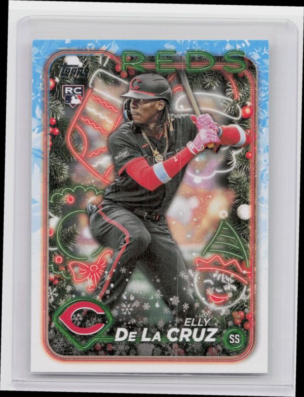 2024 Topps Holiday Elly De La Cruz RC #H102 Reds