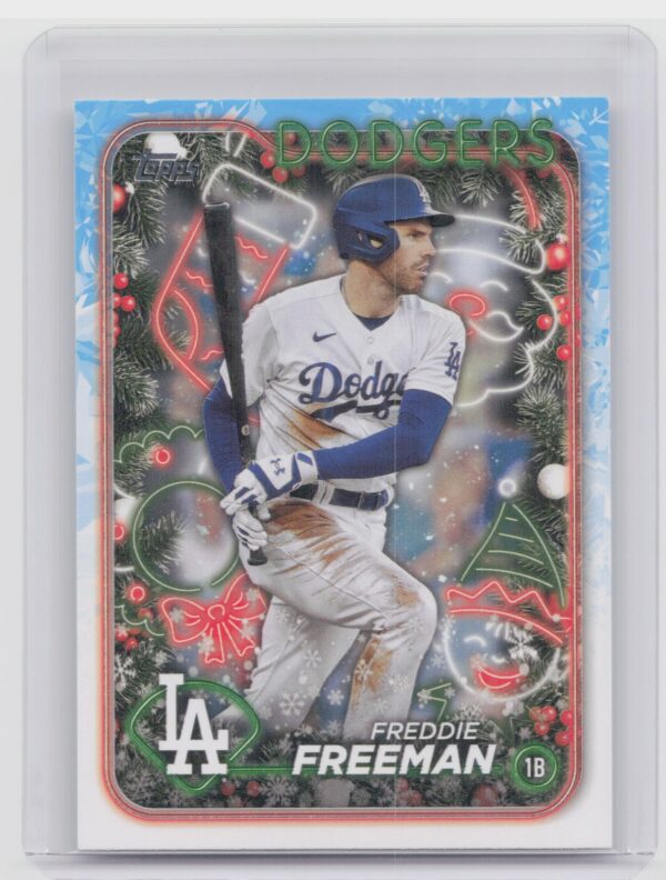 2024 Topps Holiday Freddie Freeman #H56 Dodgers