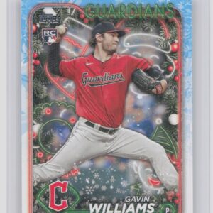2024 Topps Holiday Gavin Williams RC #H173 Guardians