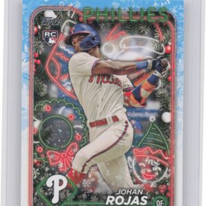 2024 Topps Holiday Johan Rojas Rookie H180 Phillies