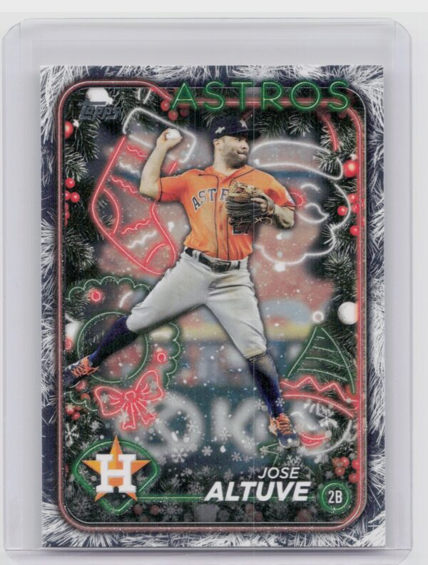 2024 Topps Holiday Jose Altuve Holiday Tree #H8 Astros