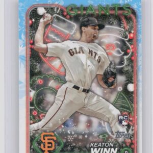 2024 Topps Holiday Keaton Winn Rookie H164 Giants