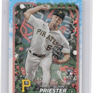 2024 Topps Holiday Quinn Priester Rookie Pirates