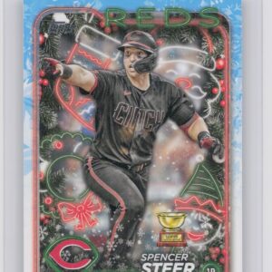 2024 Topps Holiday Spencer Steer #H112 Reds