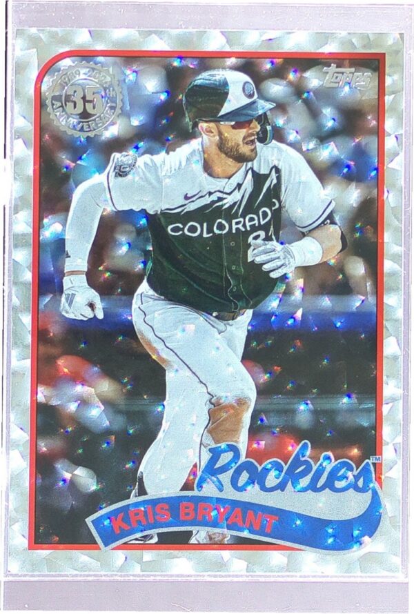 2024 Topps Kris Bryant #89B-37 Rockies 1989 Topps Baseball 35th Anniversary Foil