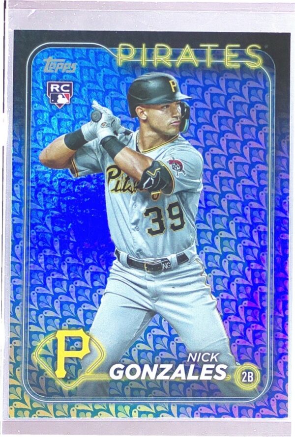 2024 Topps Nick Gonzales Holiday RC #168 Pirates