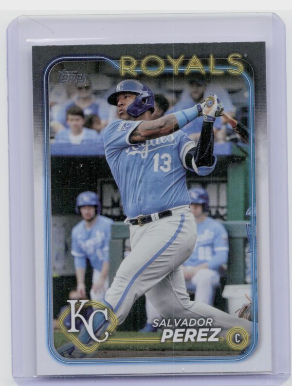 2024 Topps Salvador Perez Royal Blue #24 Royals