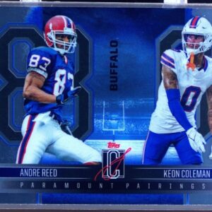 2024 Topps Signature Class Keon Coleman / Andre Reed #PP-15 Bills Paramount Pair