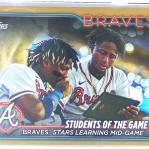 2024 Topps Students of the Game: Braves Stars Learning Mid-Game Gold /2024 #70