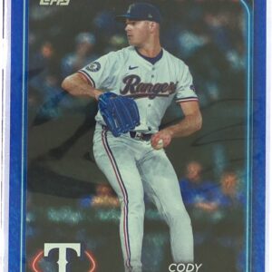 2024 Topps Update Cody Bradford Blue Holofoil /999 #US331 Rangers
