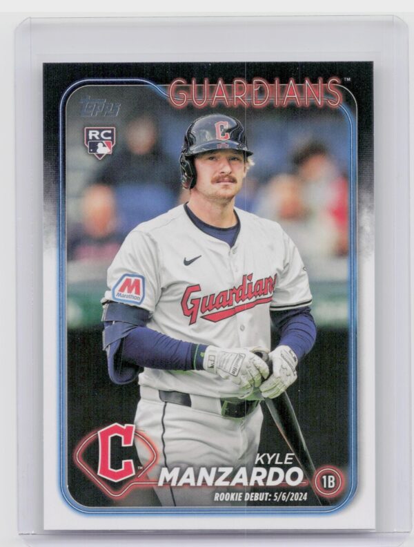 2024 Topps Update Kyle Manzardo RC #US337 Guardians