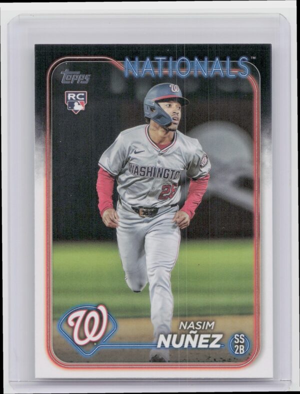 2024 Topps Update Nasim Nunez RC #US267 Nationals