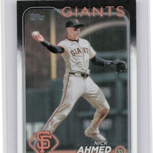 2024 Topps Update Nick Ahmed Rainbow Foil #US98 Giants