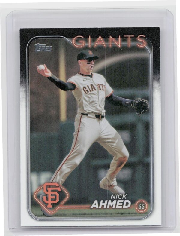 2024 Topps Update Nick Ahmed Rainbow Foil #US98 Giants