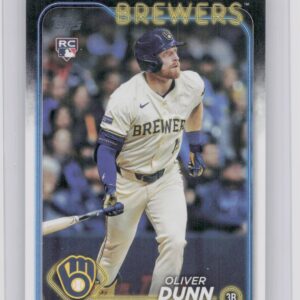 2024 Topps Update Oliver Dunn RC #US310 Brewers