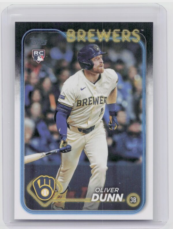 2024 Topps Update Oliver Dunn RC #US310 Brewers