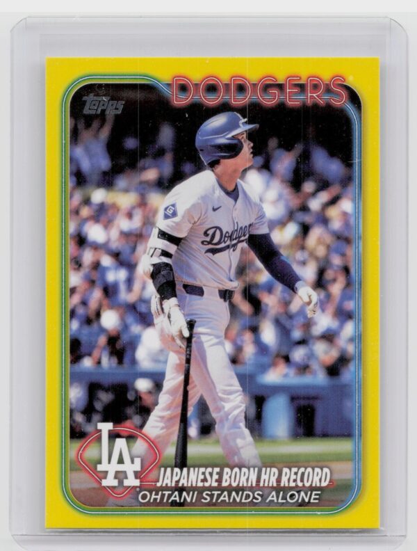 2024 Topps Update Shohei Ohtani Yellow #US123 Dodgers