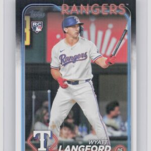 2024 Topps Update Wyatt Langford #US341 Rangers
