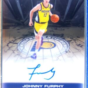 2025-26 Topps Chrome Johnny Furphy Auto #TAU-JF Pacers Autograph Issue Veterans