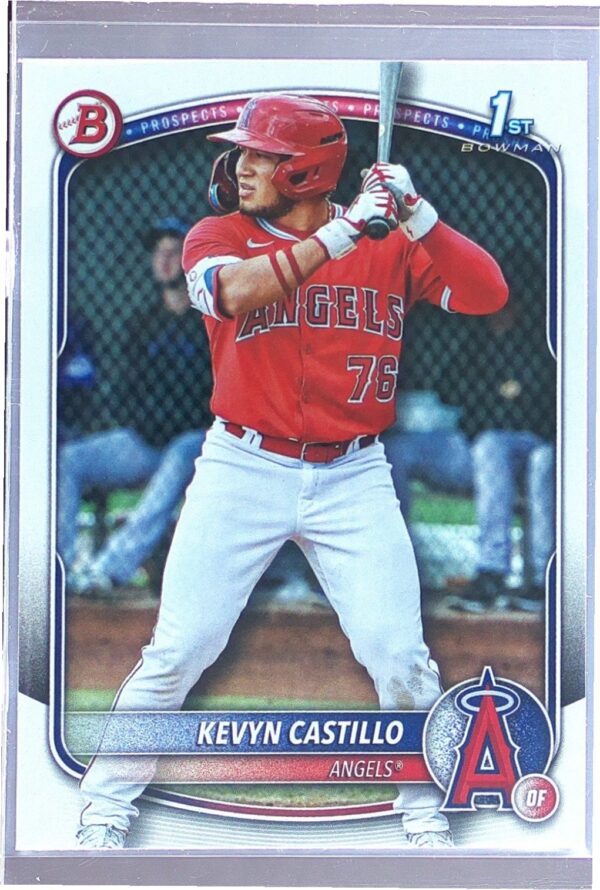 2025 Bowman Kevyn Castillo #BP-82 Angels Prospects