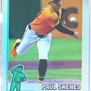 2025 Heritage Paul Skenes #76R-7 Pirates 1976 Redefined Holographic