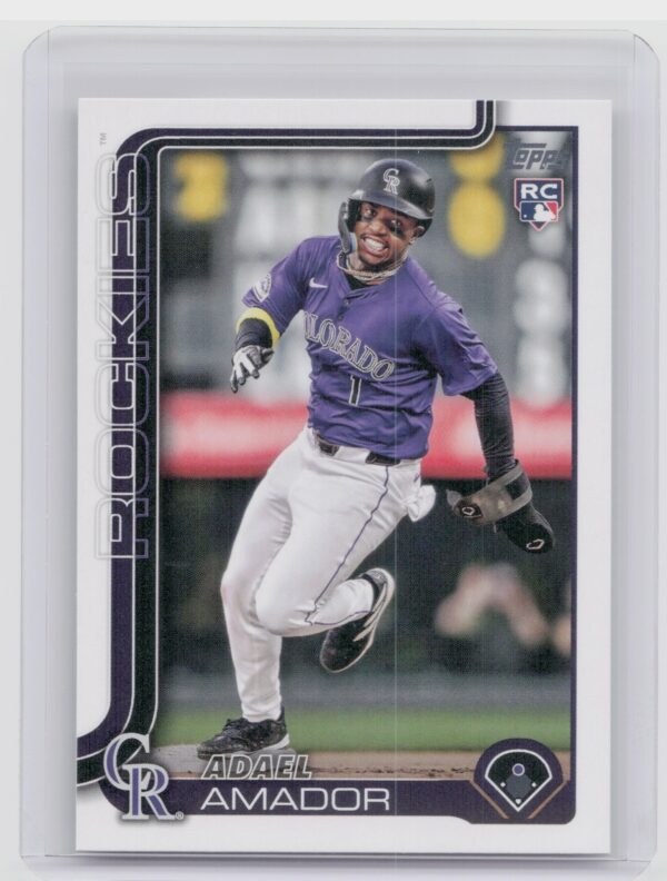 2025 Topps Adael Amador RC #191 Rockies
