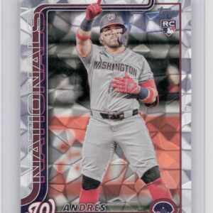 2025 Topps Andres Chaparro Diamante Foil #167 Nationals