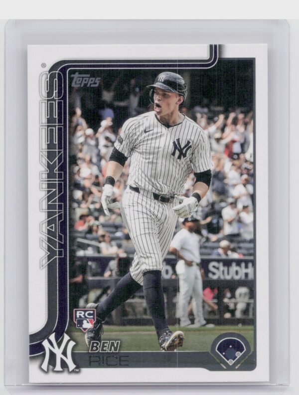 2025 Topps Ben Rice RC #337 Yankees