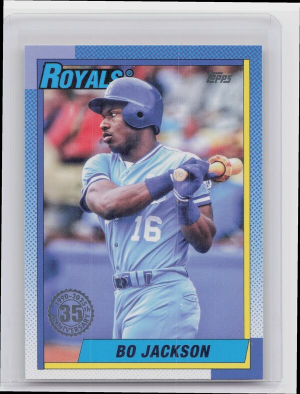 2025 Topps Bo Jackson 1990 Topps Baseball 35th Anniversary  #T90-62 Royals